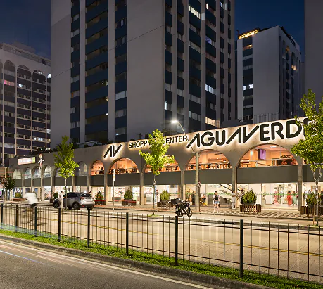Fachada do Shopping Água Verde