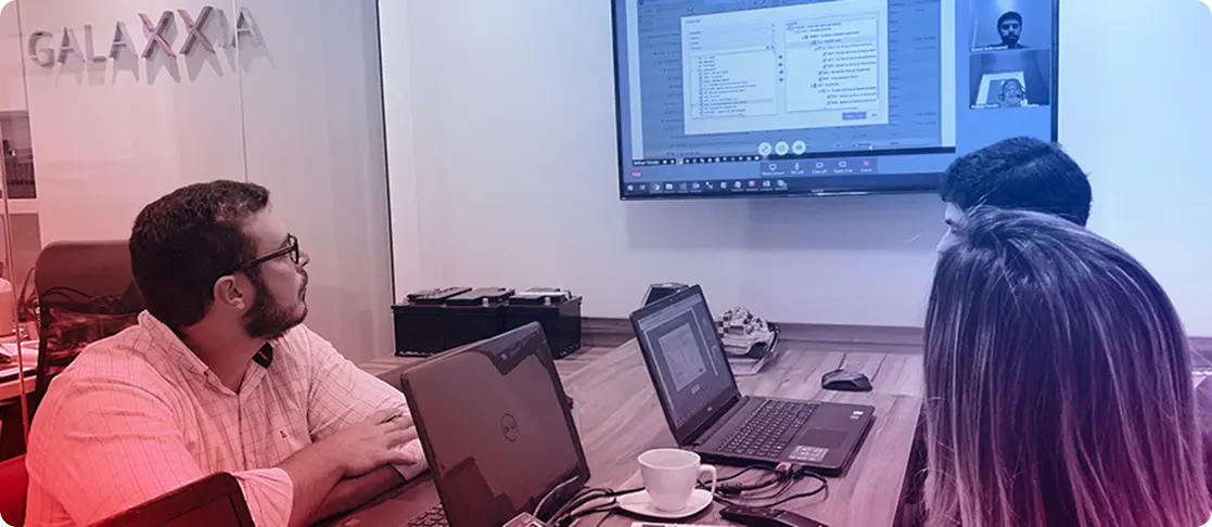 Vídeo conferência na Galaxxia: Consultoria de Gestão Empresarial e Marketing no RJ e SP